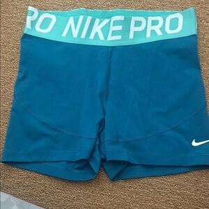 Nike Women's Teal Athletic Shorts